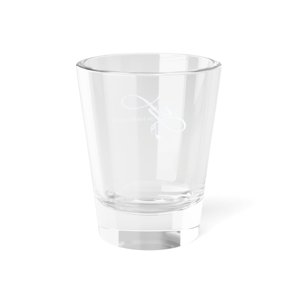 Women in Harmony Logo Shot Glass — 1.5oz Clear Party Favor