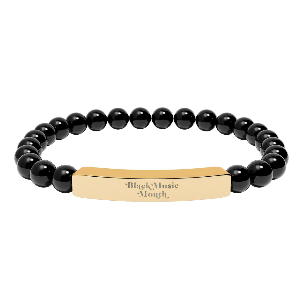 BMM Engraved Bar Bracelet