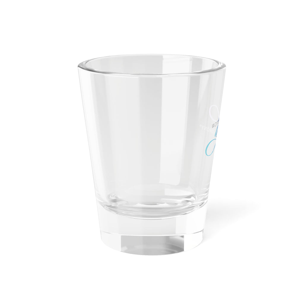Women in Harmony Logo Shot Glass — 1.5oz Clear Party Favor