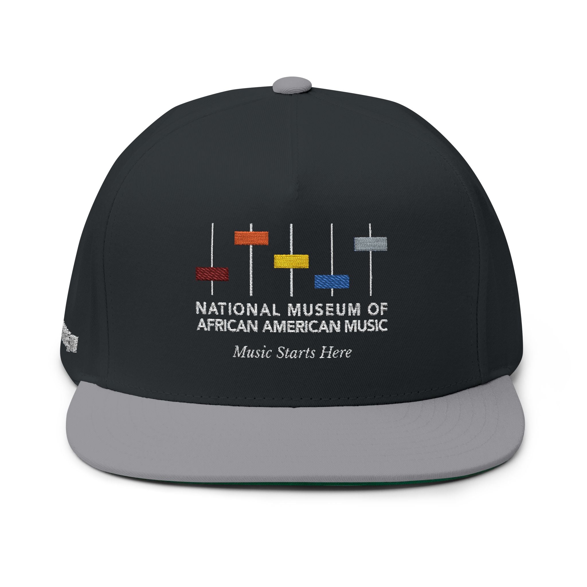 Logo Flat Bill Cap | Embroidered Snapback