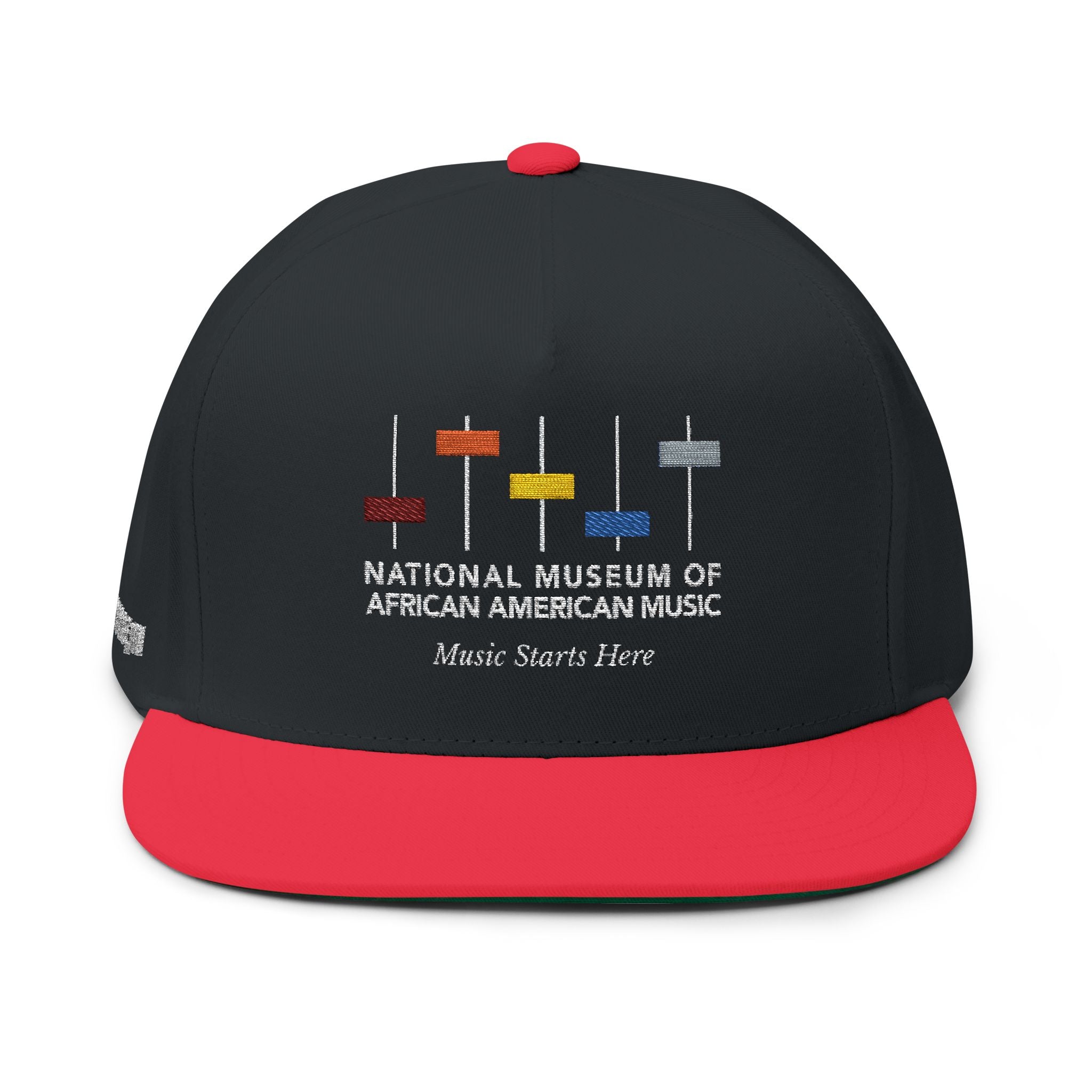 Logo Flat Bill Cap | Embroidered Snapback