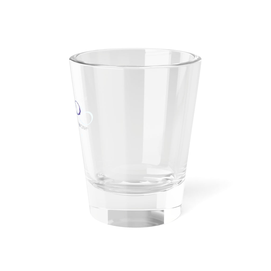 Women in Harmony Logo Shot Glass — 1.5oz Clear Party Favor